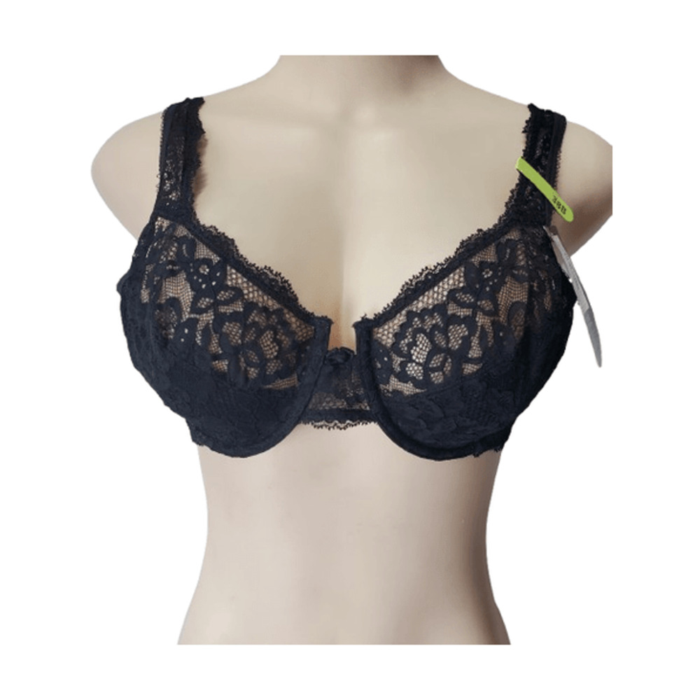 Maidenform women's black lace bra size 38B - Picture 4 of 4